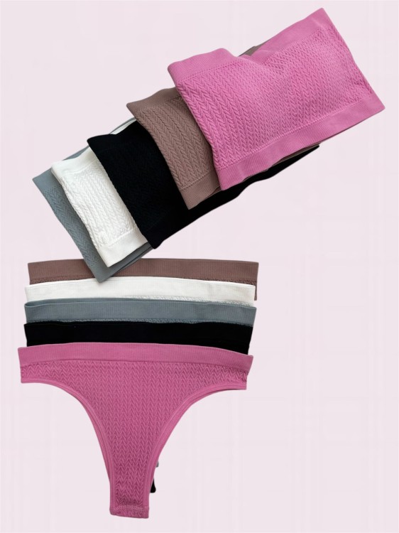 Komplet damski warkocze. Bandeau + Brazyliany.JPG